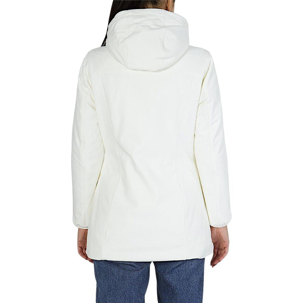 White Polyamide Shell Jacket