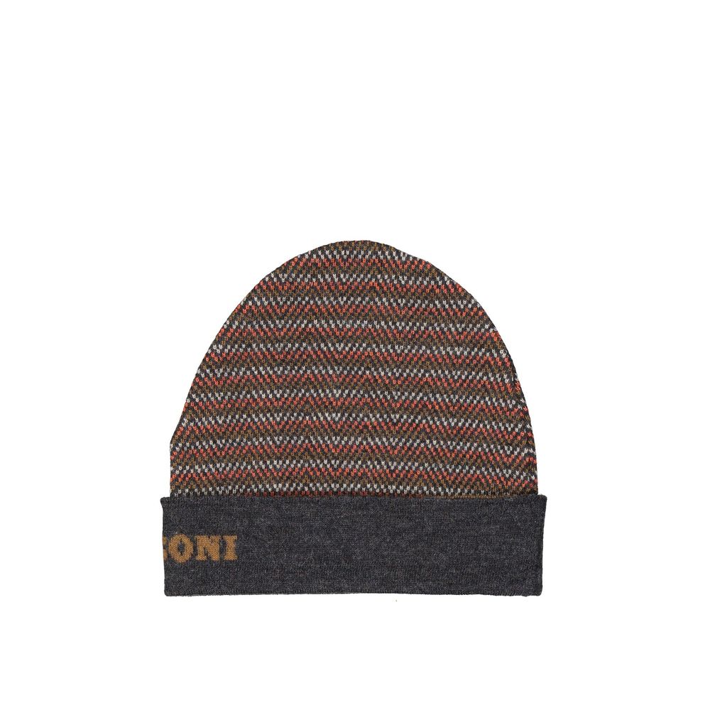Gray Wool Beanie