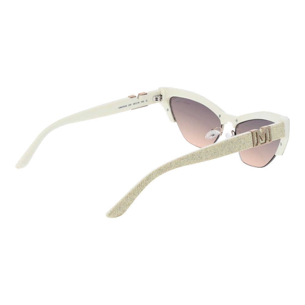 Beige Acetate Sunglasses