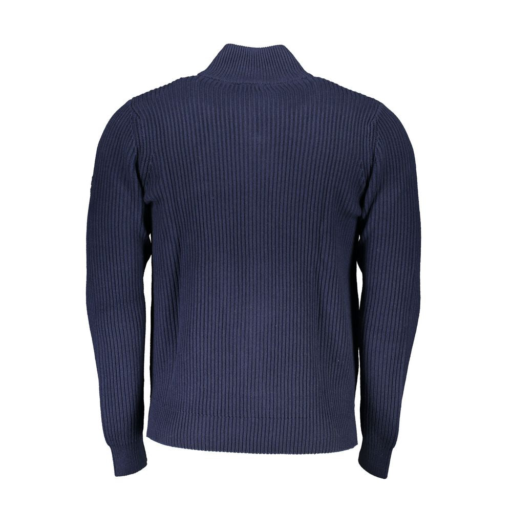 Blue Cotton Cardigan