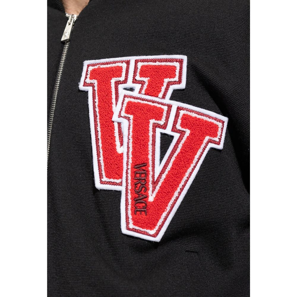 Black Virgin Wool Bomber