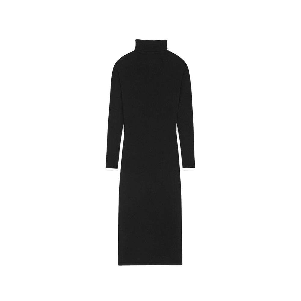 Black Cashmere Casual Dress