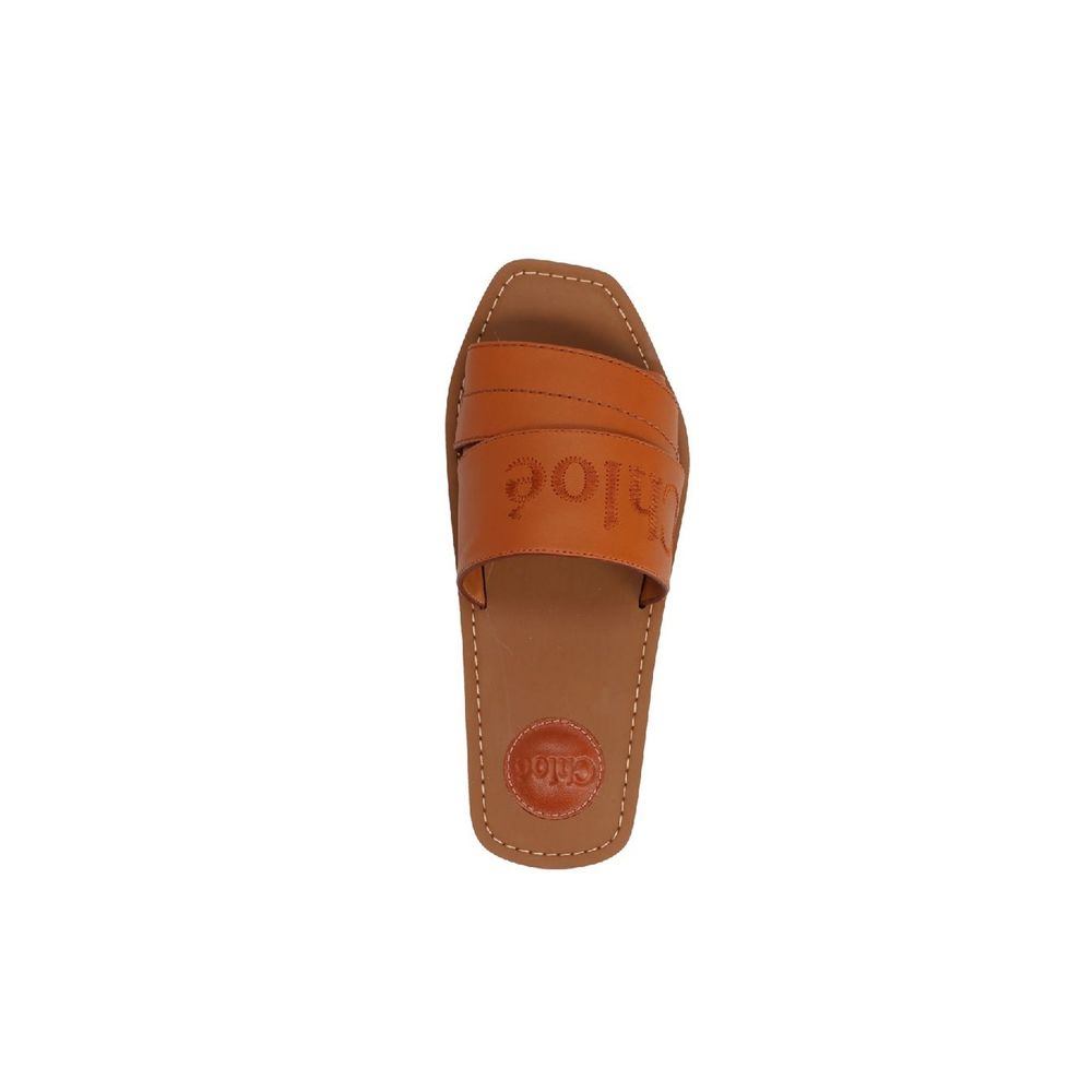 Brown Calfskin Sandals