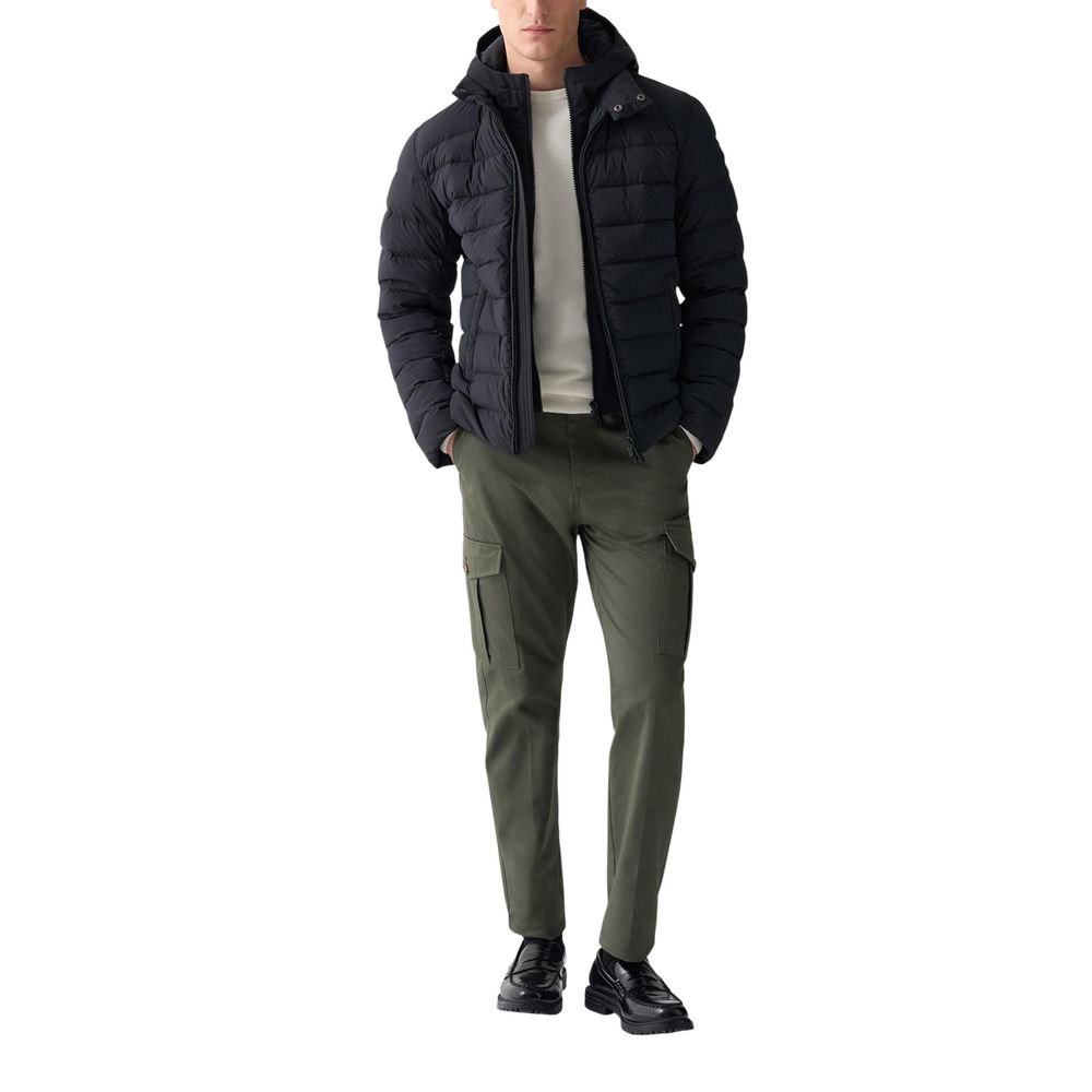 Black Polyamide Coat