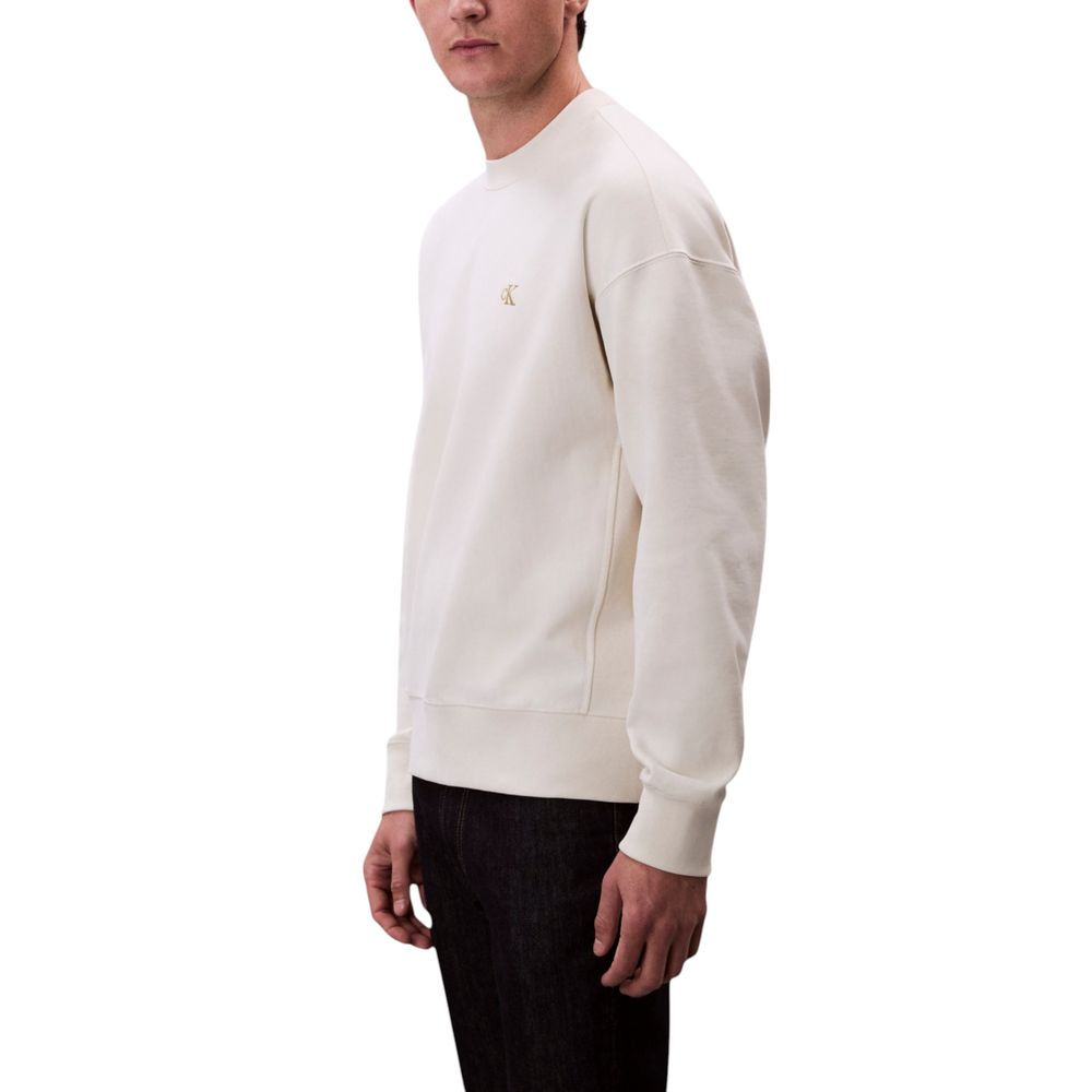 Beige Cotton Sweatshirt