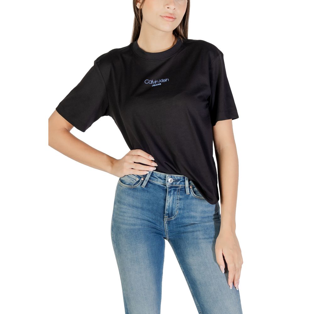 Black Cotton T-Shirt