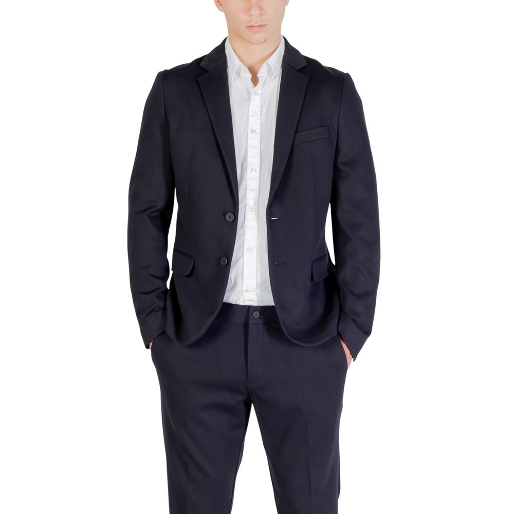 Blue Viscose Blazer
