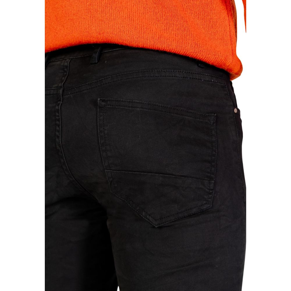 Gray Cotton Skinny Pants