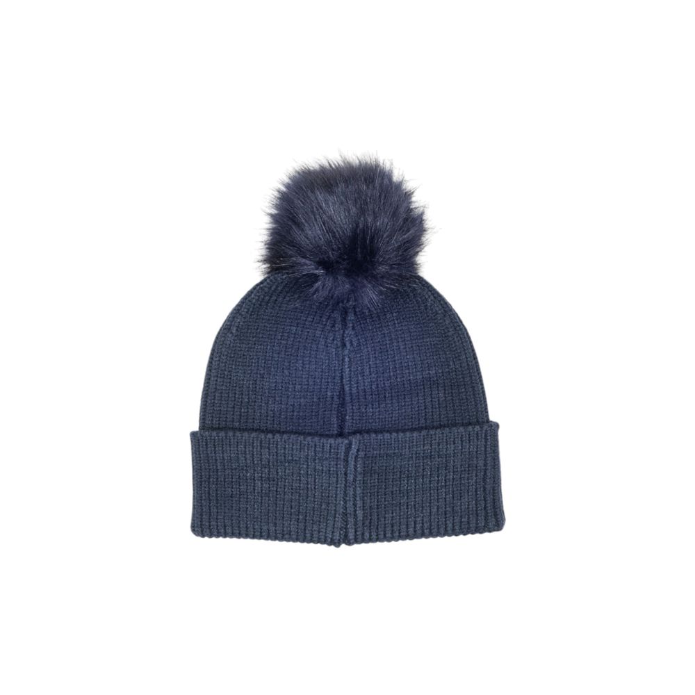 Blue Viscose Beanie