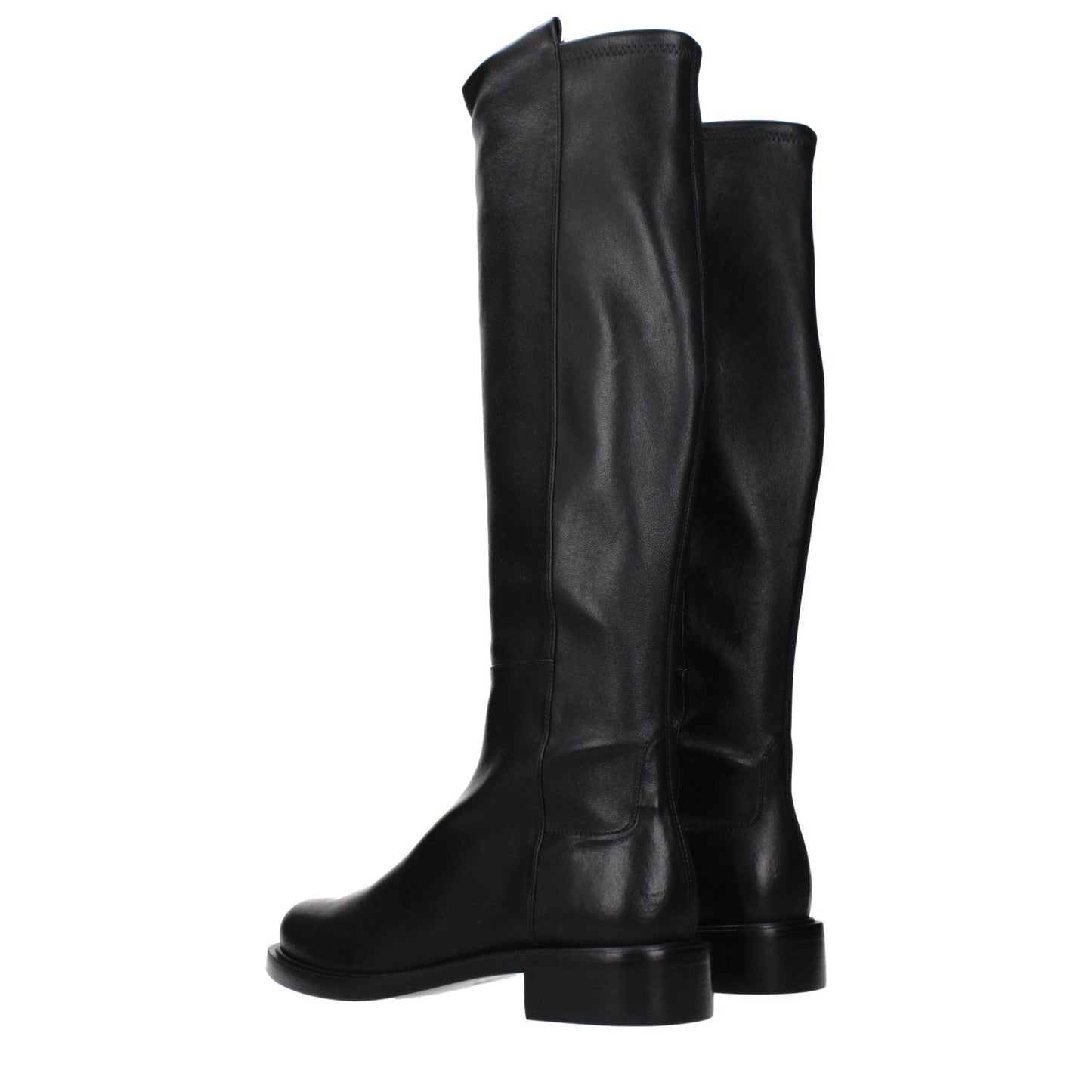 Black Leather Over The Knee