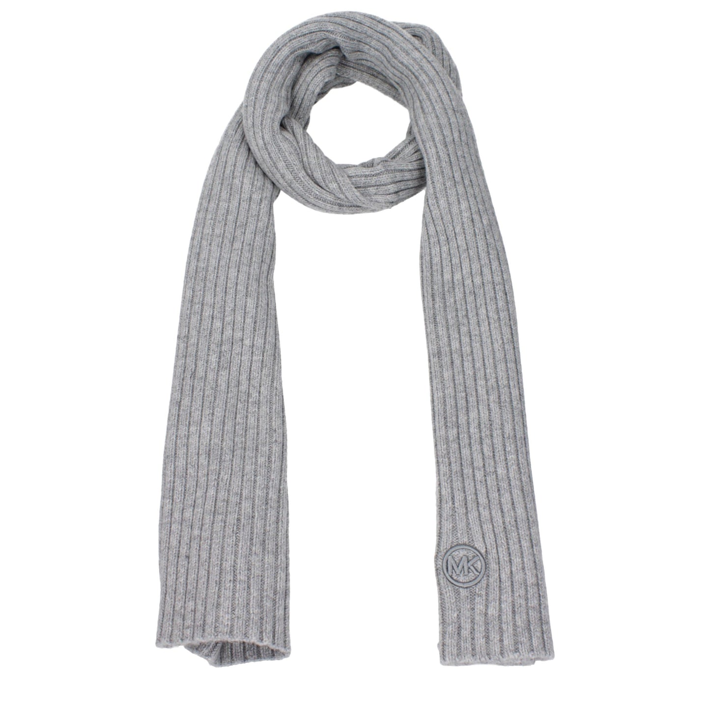 Gray Polyester Scarf