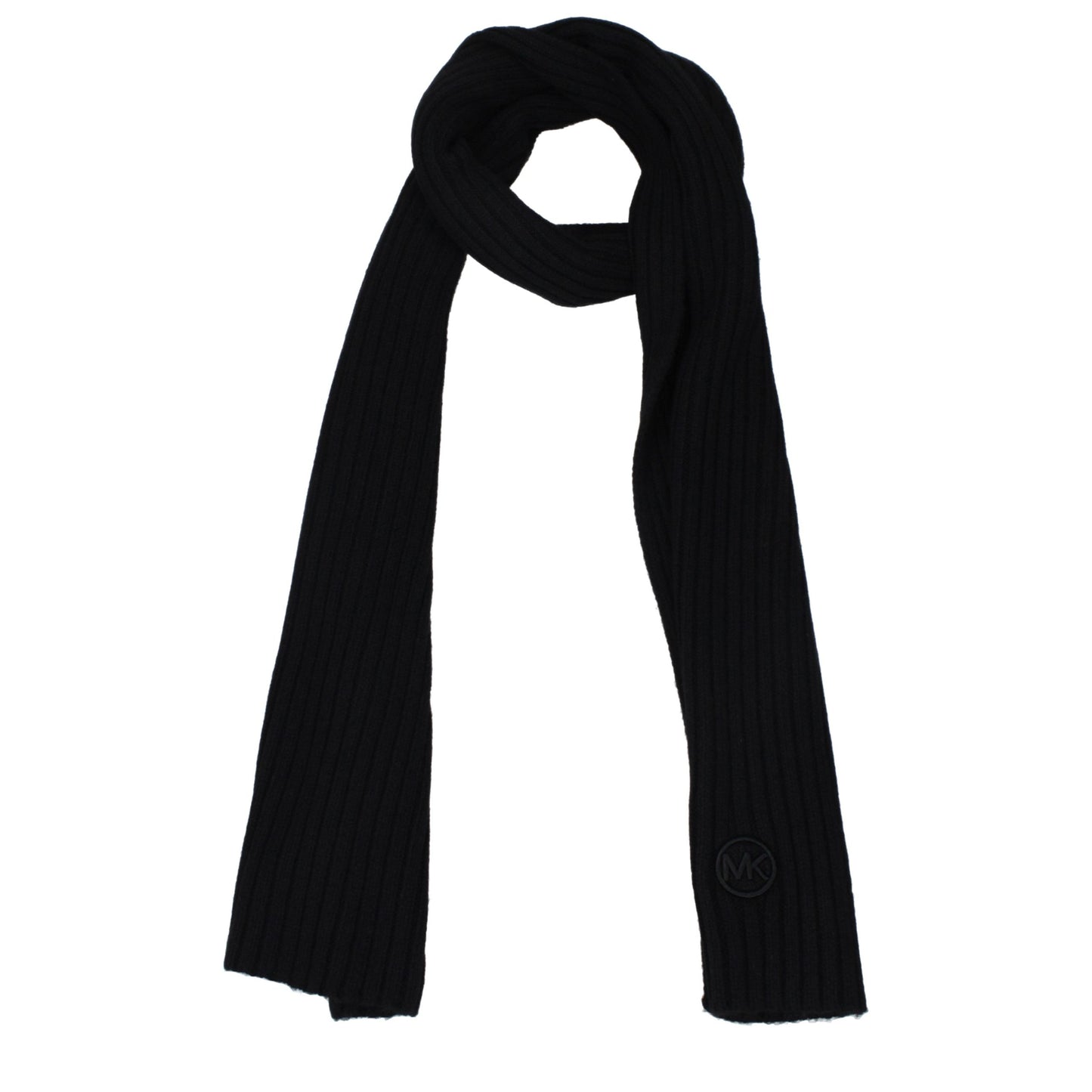 Black Polyester Scarf