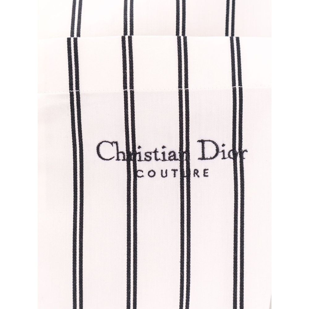 White Cotton Pattern Shirt