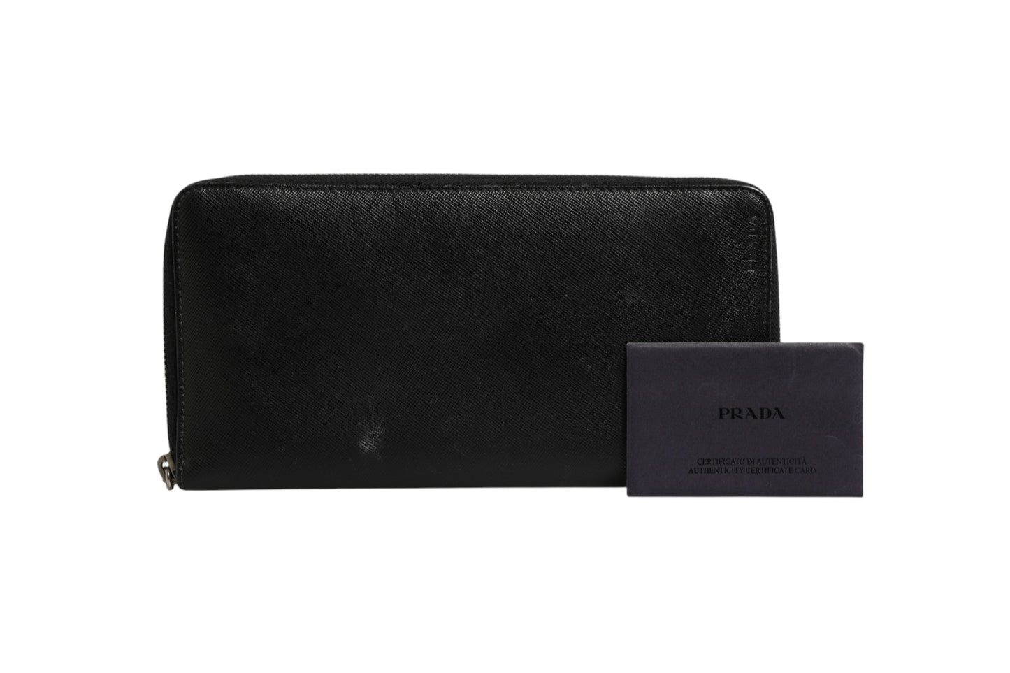 Baltico Saffiano Leather Zip Travel Wallet