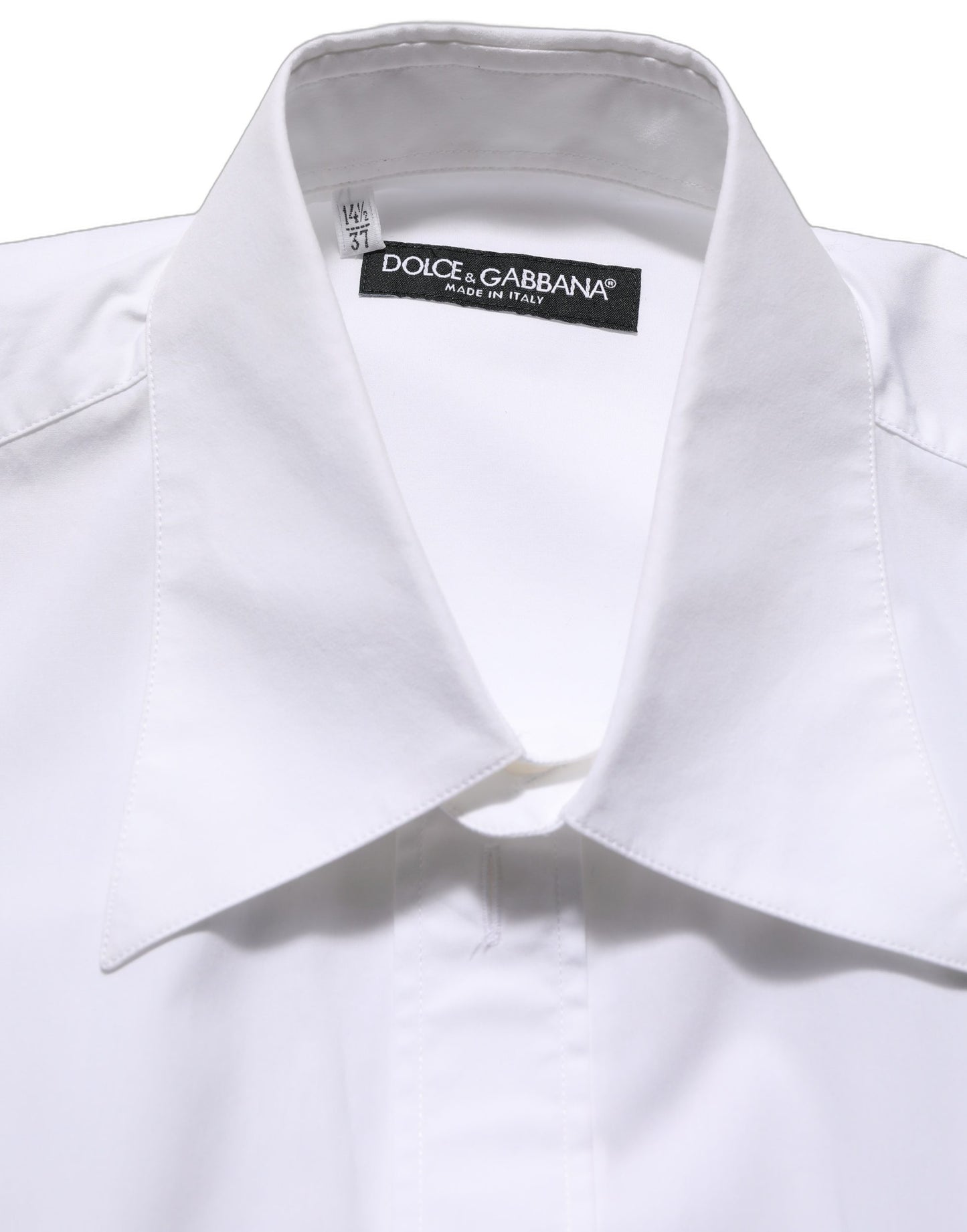 White Cotton Sleeveless Formal Dress Shirt
