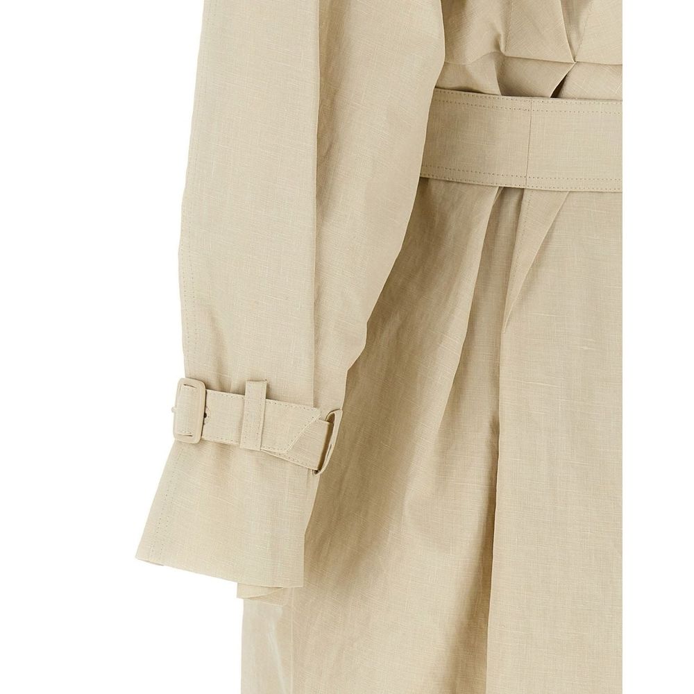 Beige Cotton False