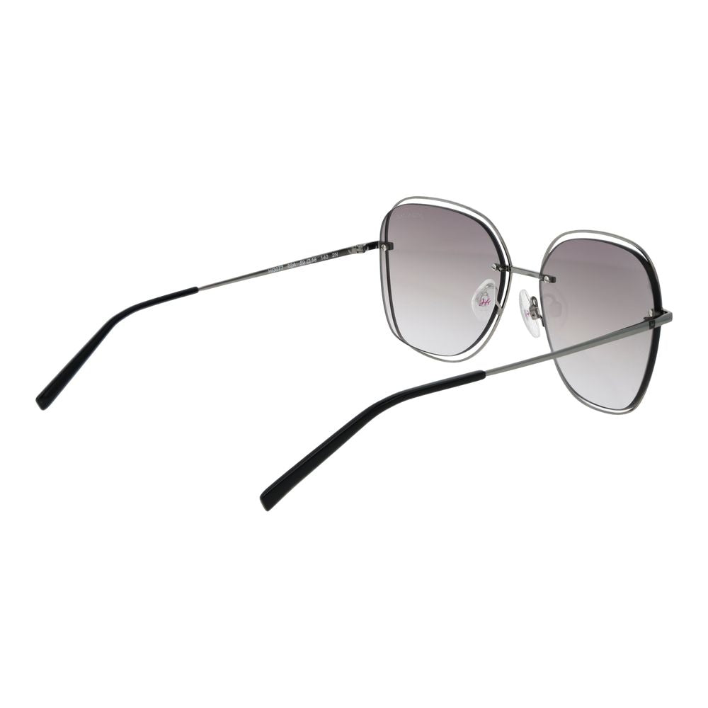 Gray Metal Sunglasses