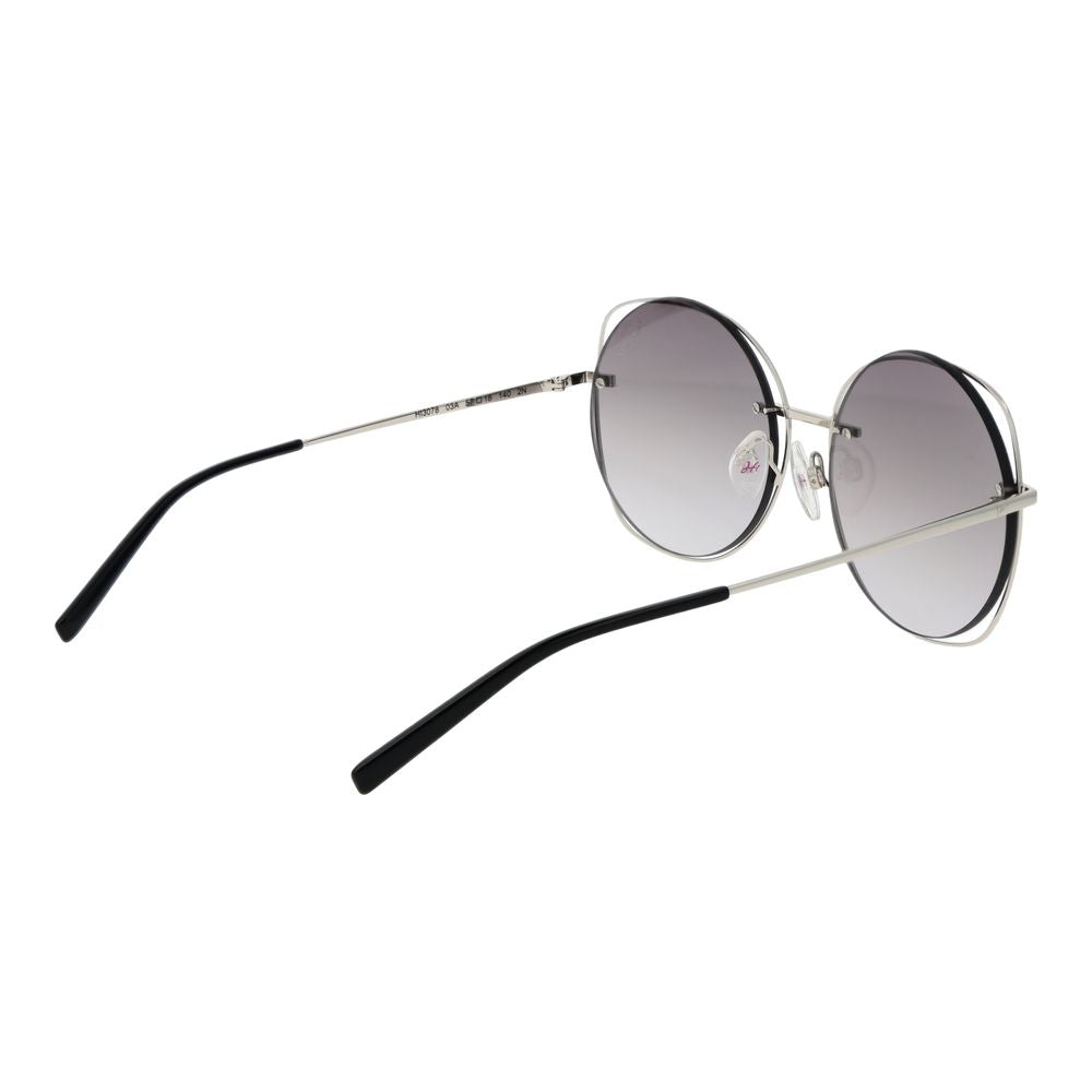 Gray Metal Sunglasses
