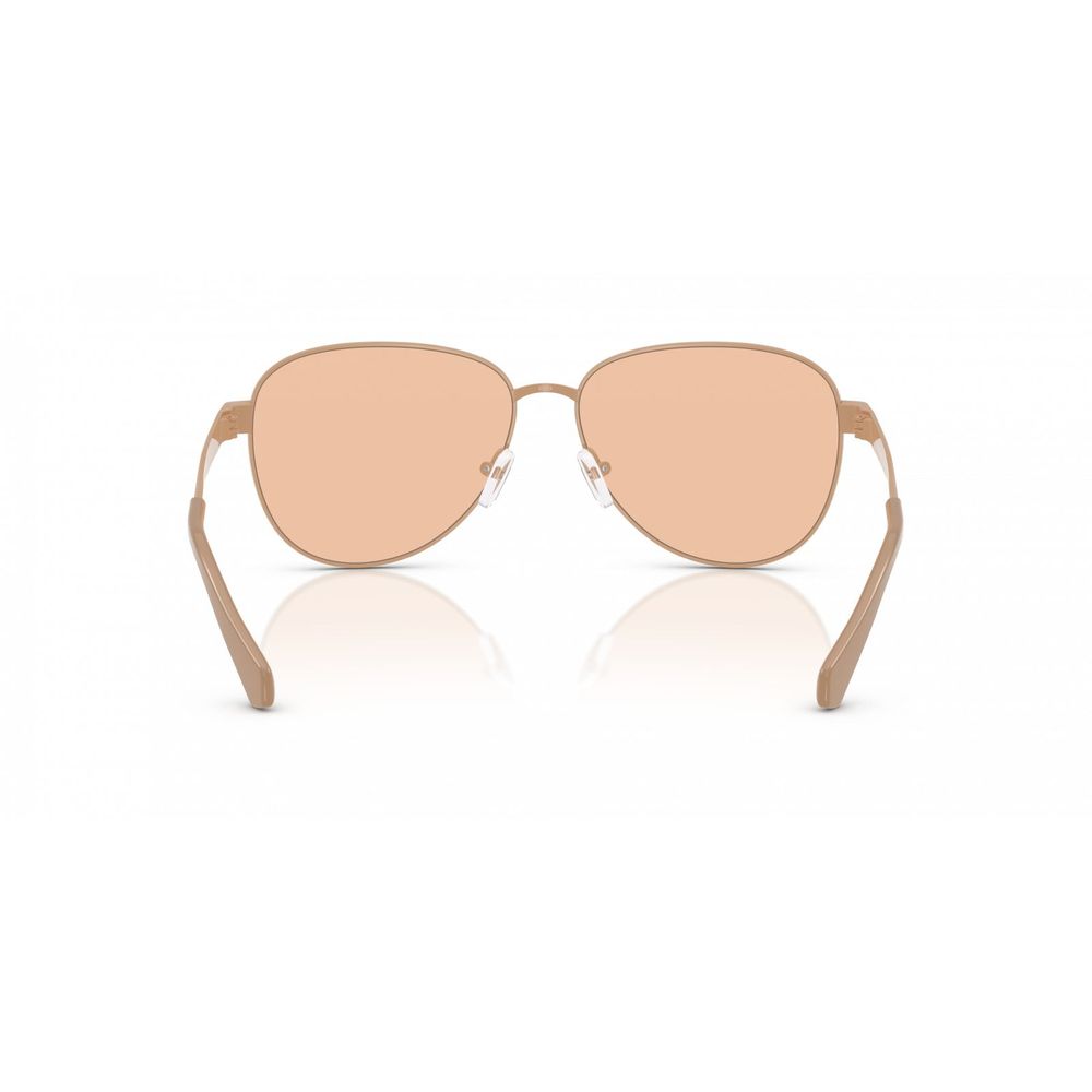 Brown Metal Sunglasses