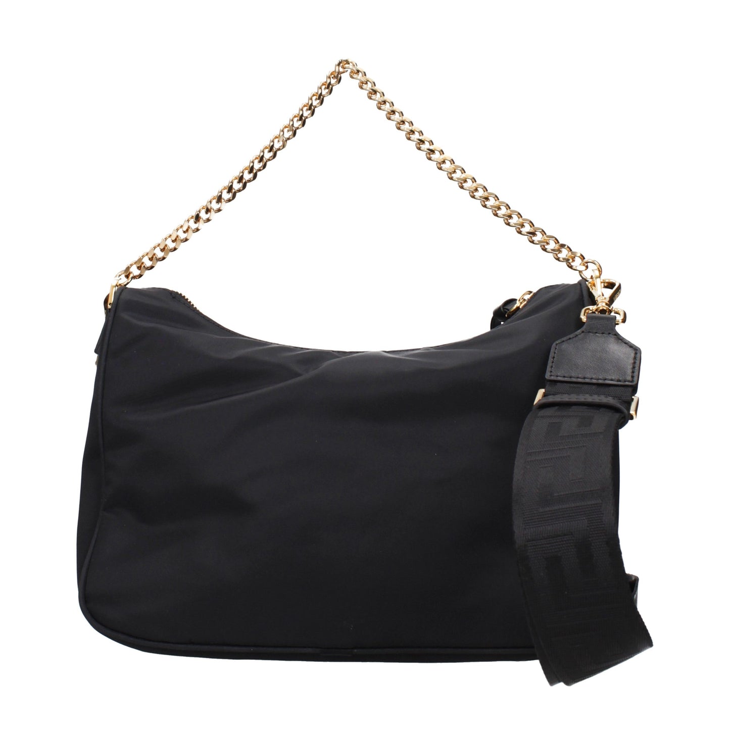 Black Fabric Handbag