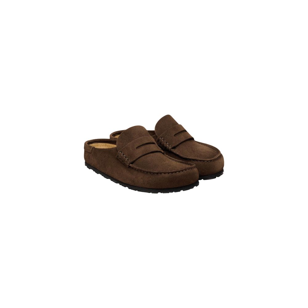 Brown Suede Leather Moccassin