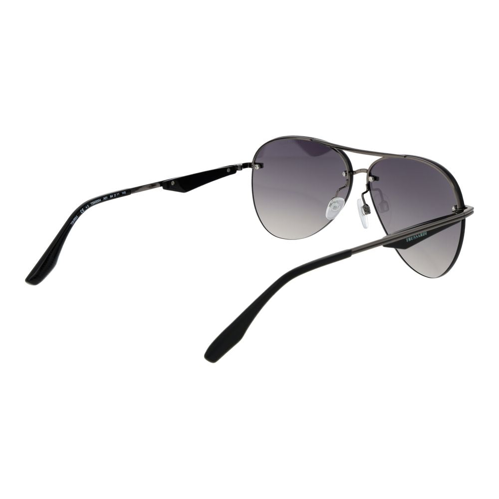 Gray Metal Sunglasses