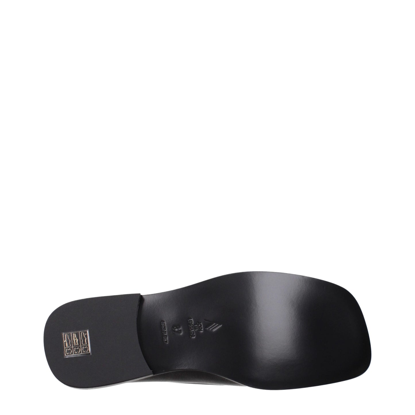 Black Leather Slip-On Loafers