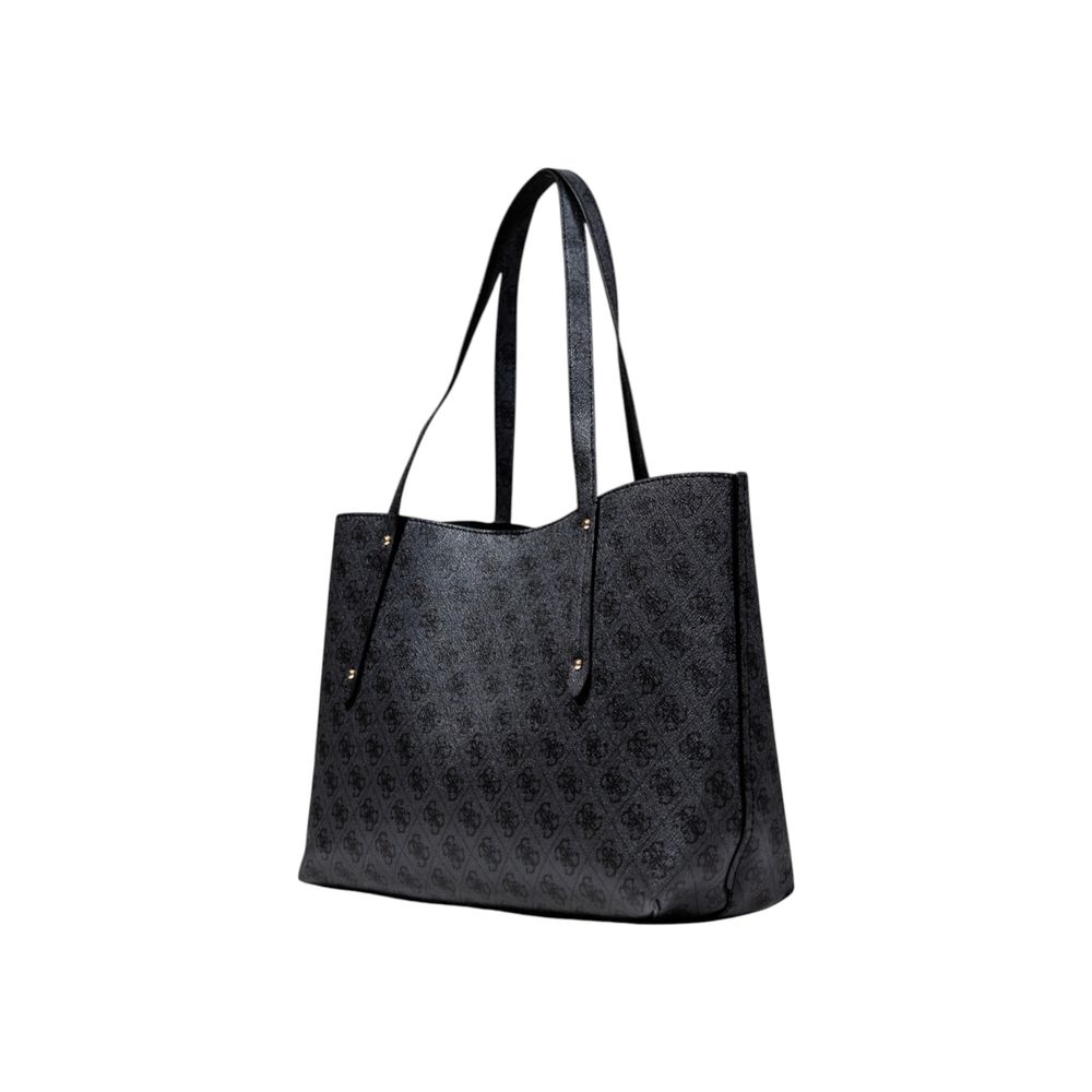Gray Polyethylene Handbag