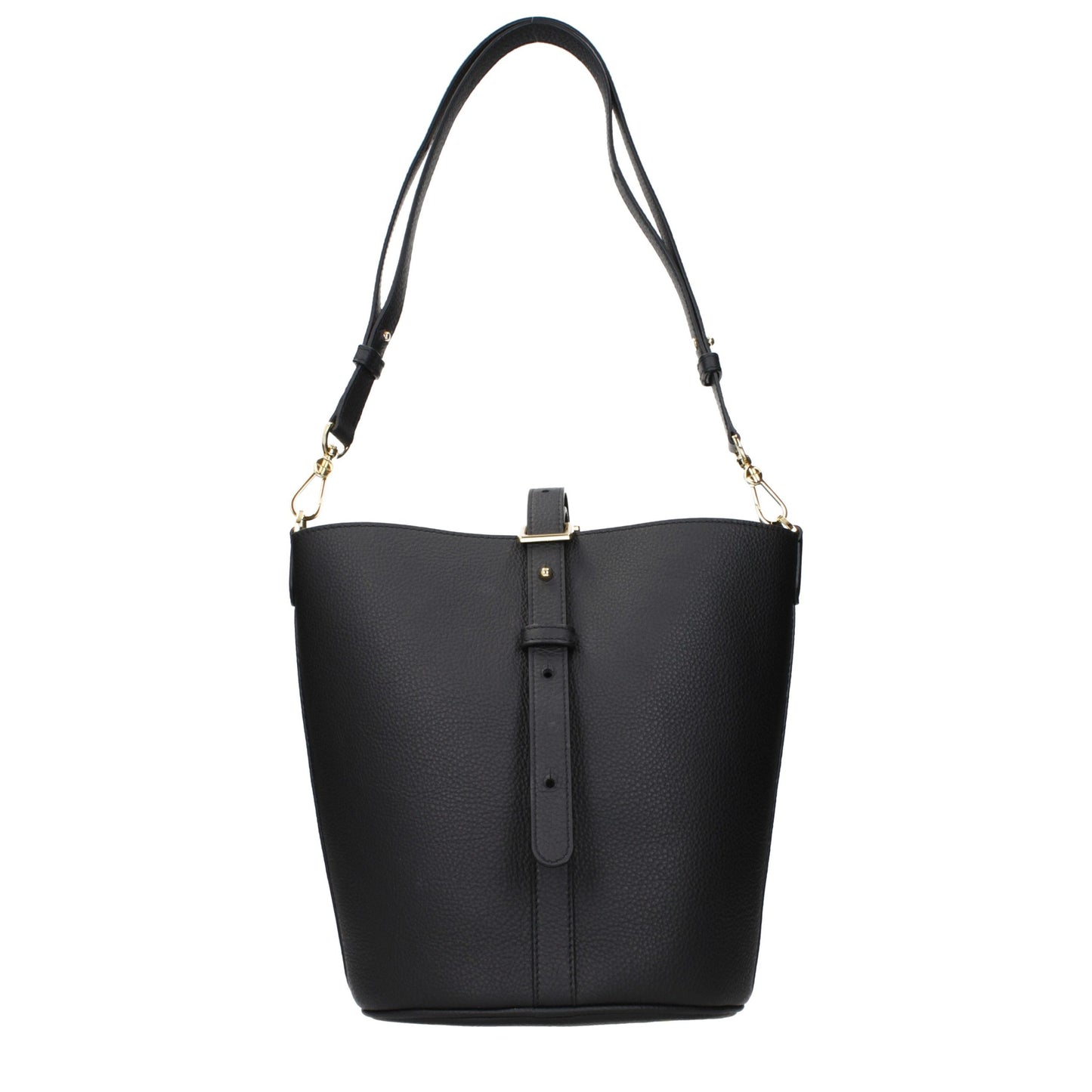 Black Leather Crossbody Bag