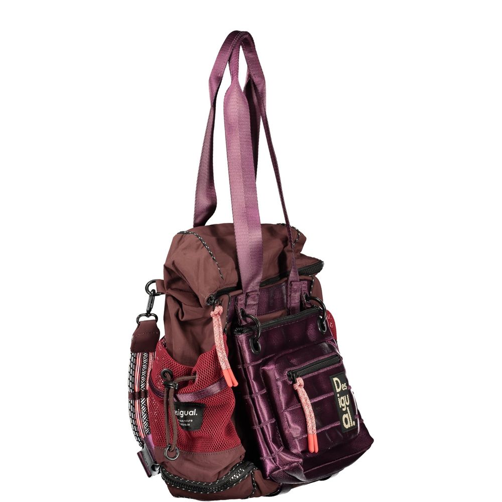 Brown Polyamide Handbag