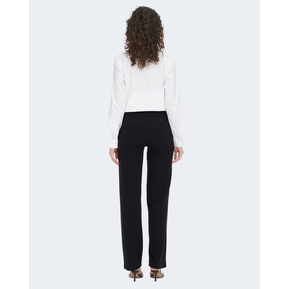 Black Elastane Dress Pants