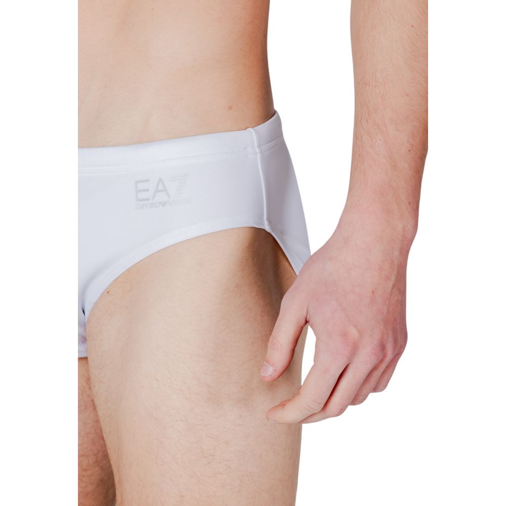 Bicolor Polyester Swim Briefs