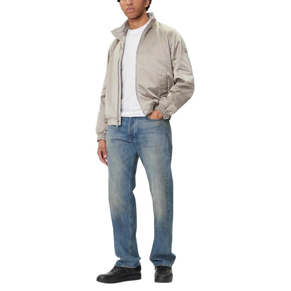 Beige Recycled Polyester Bomber