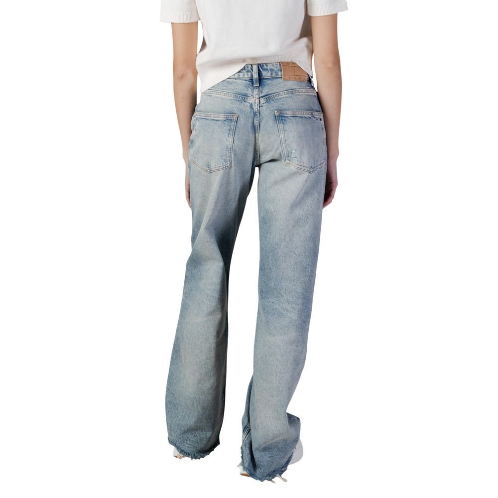 Light Blue Recycled Cotton Bootcut Jeans