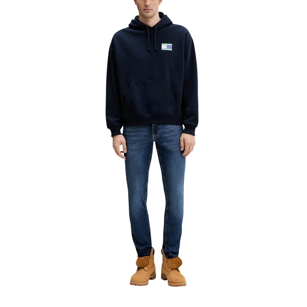 Blue Recycled Cotton Skinny Jeans