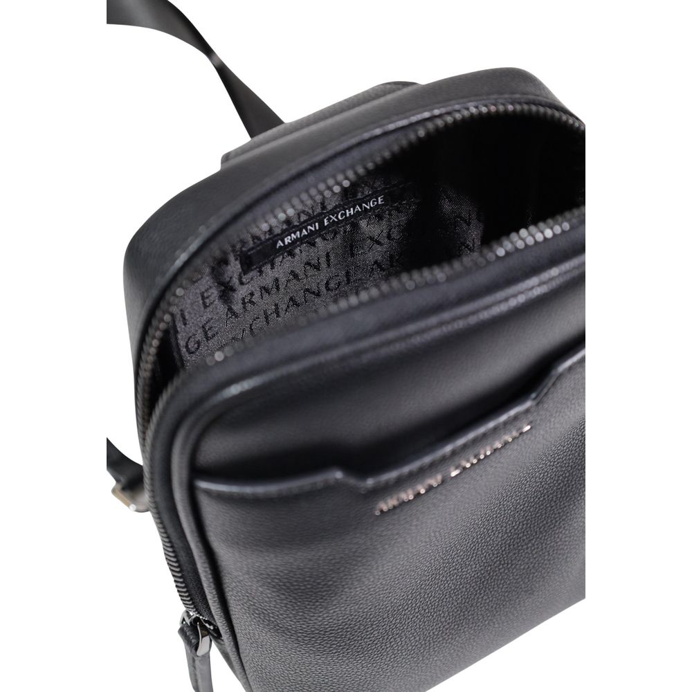 Black Polyester Backpack