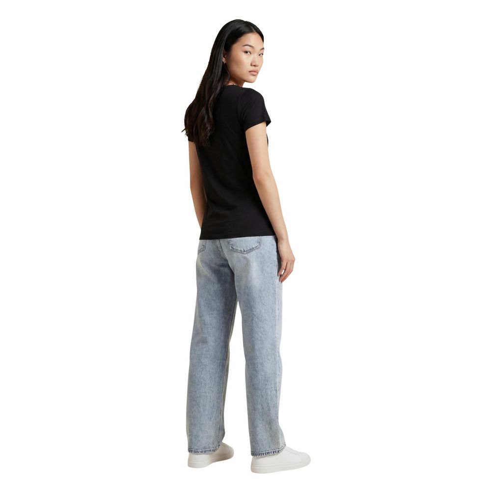 Black Elastane T-Shirt