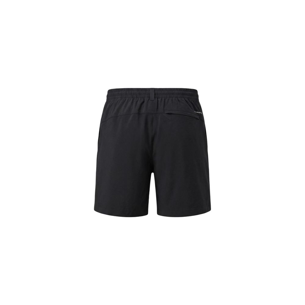 Black Nylon Bermuda Shorts