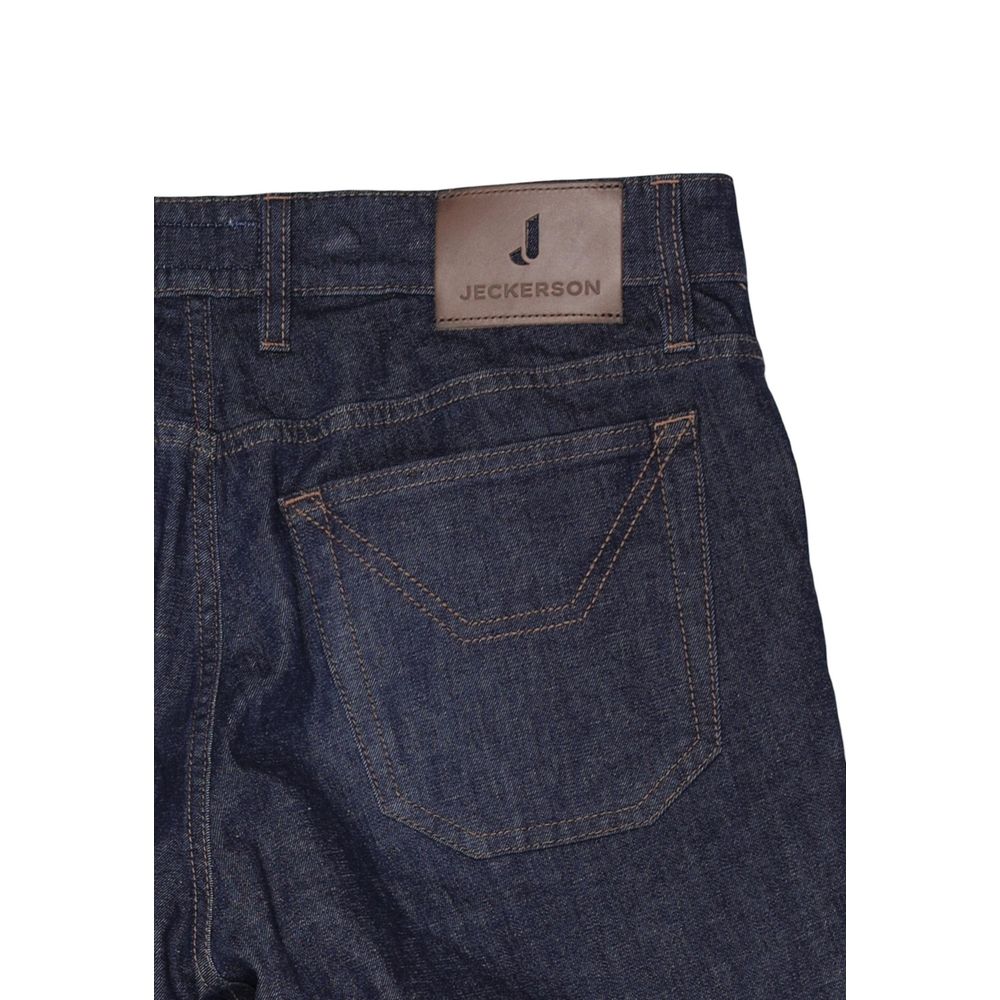 Blue Viscose Skinny Jeans
