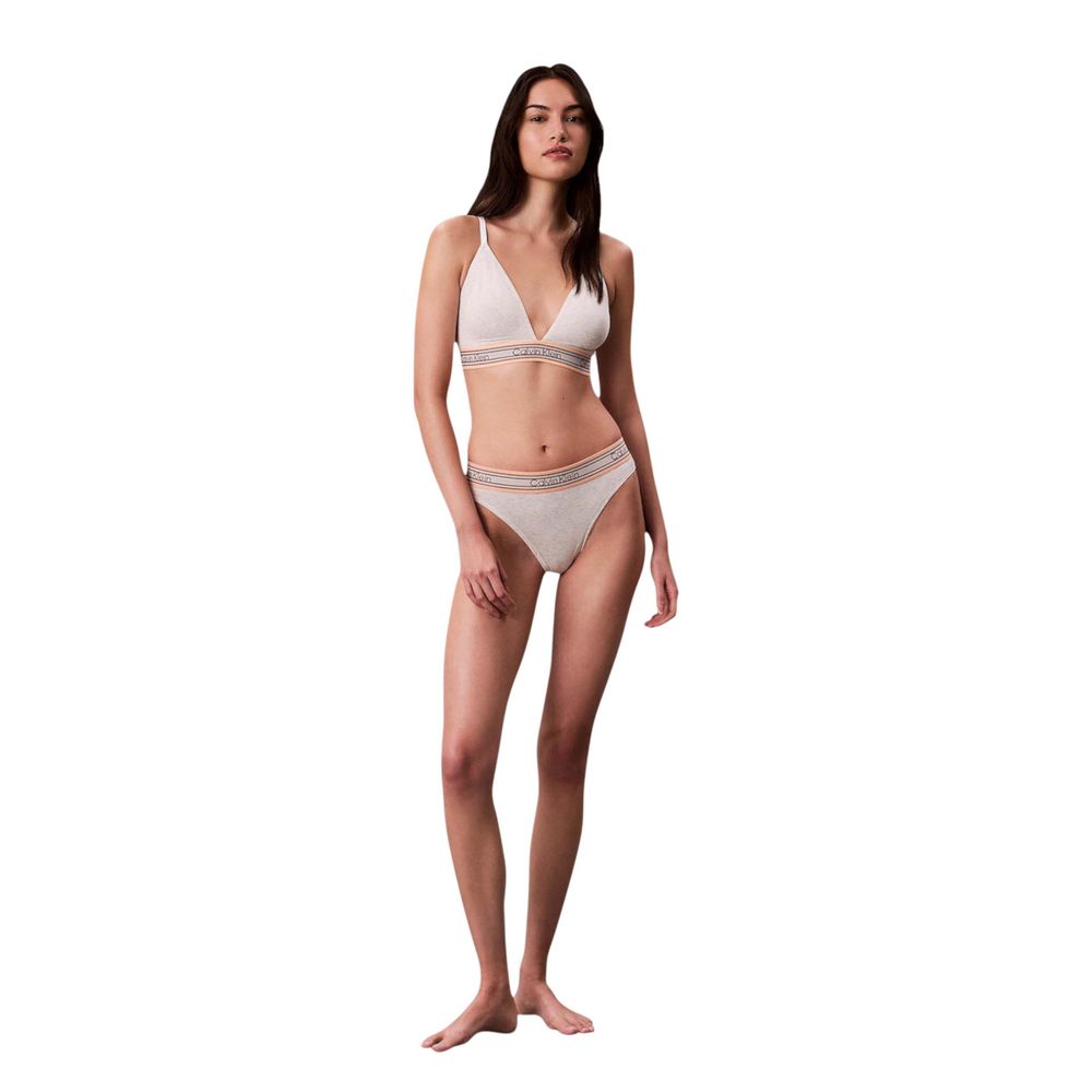 Cream Cotton Bra
