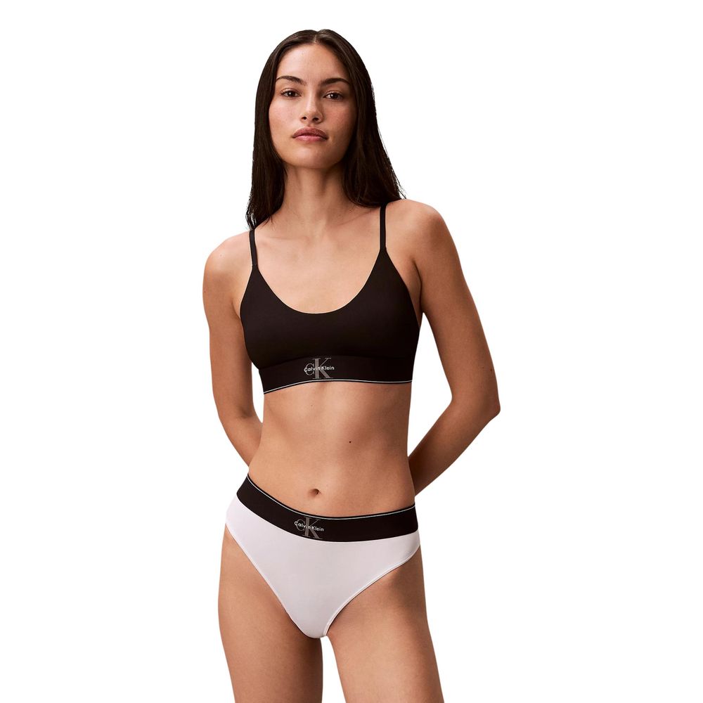 Black Polyester Bra