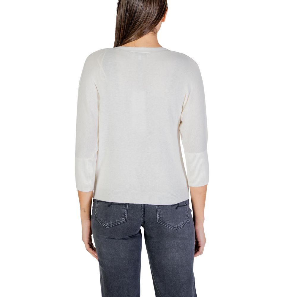 Beige Polyester Cardigan