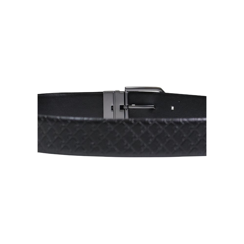 Bicolor Leather Regular Belt