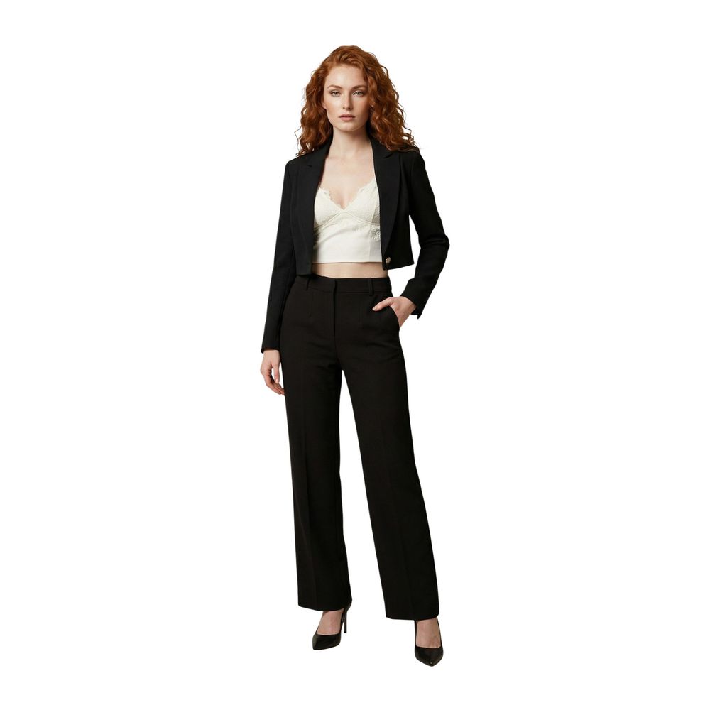 Black Recycled Polyester Blazer