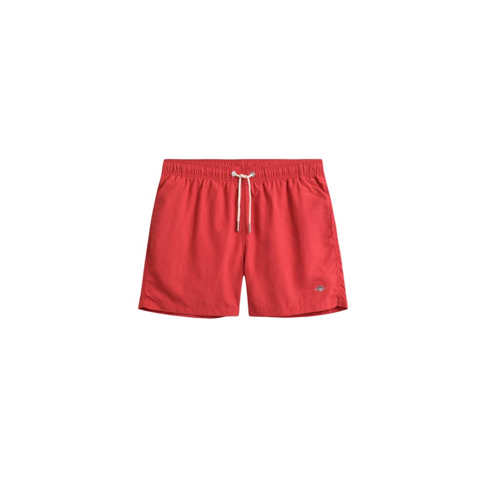 Red Recycled Polyamide Swim Shorts