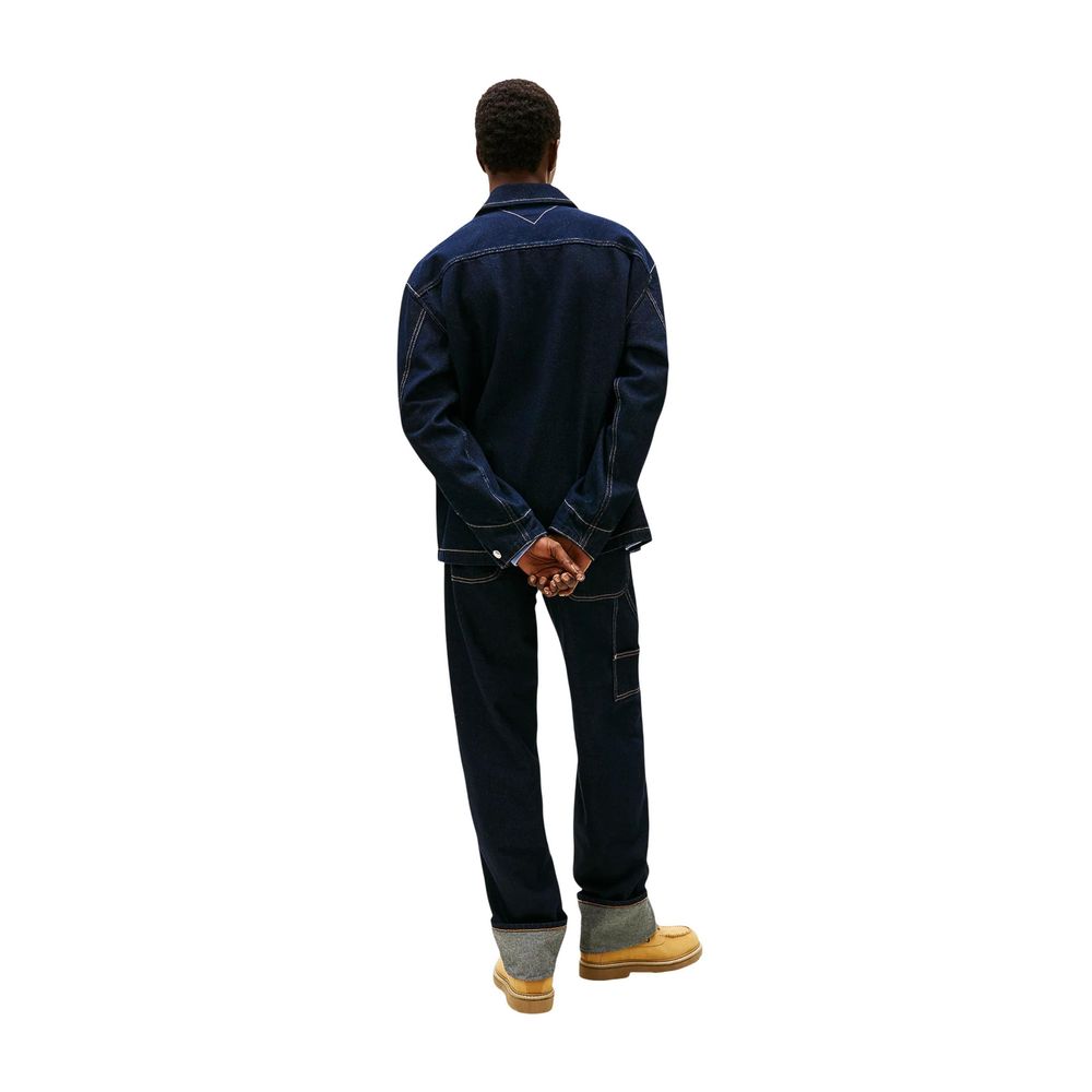 Blue Recycled Cotton Denim Jacket