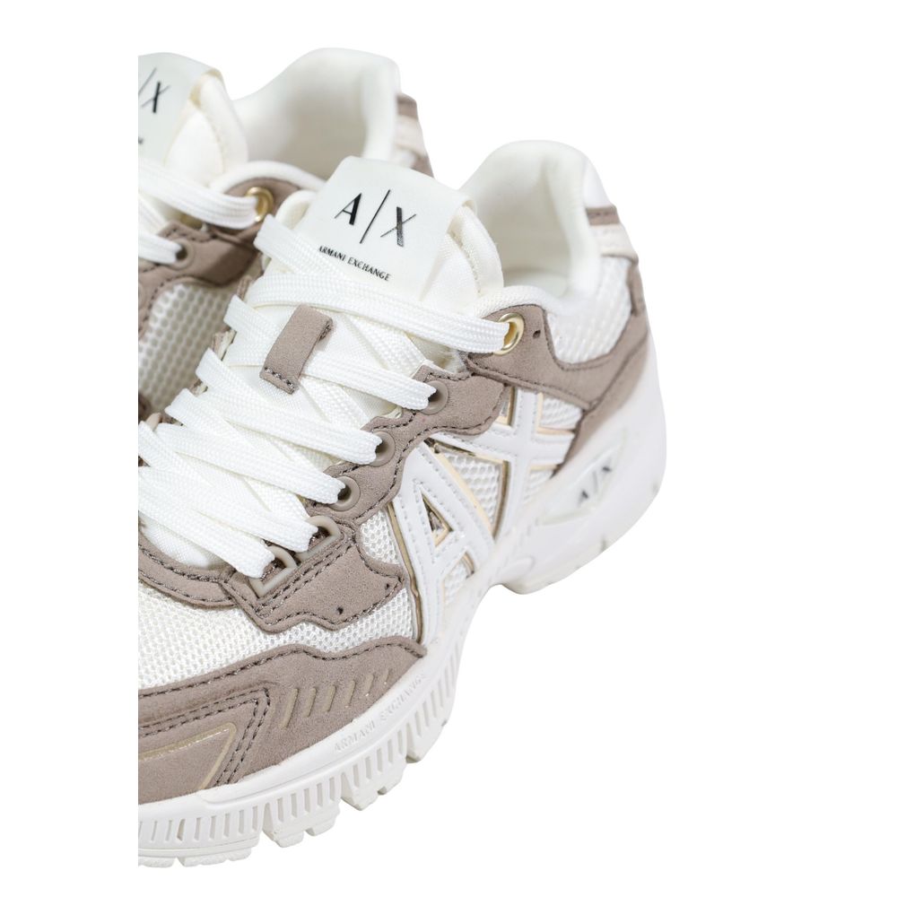 Brown Polyamide Athletic Sneakers