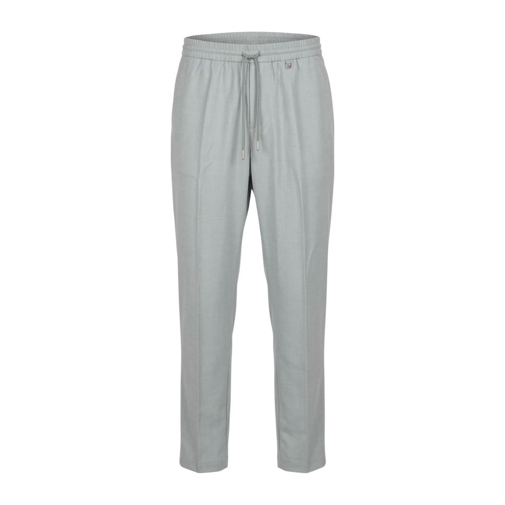 Bicolor Polyester Dress Pants