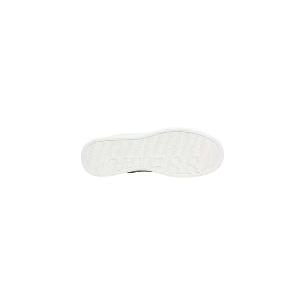 White Polyethylene Platform Sneakers