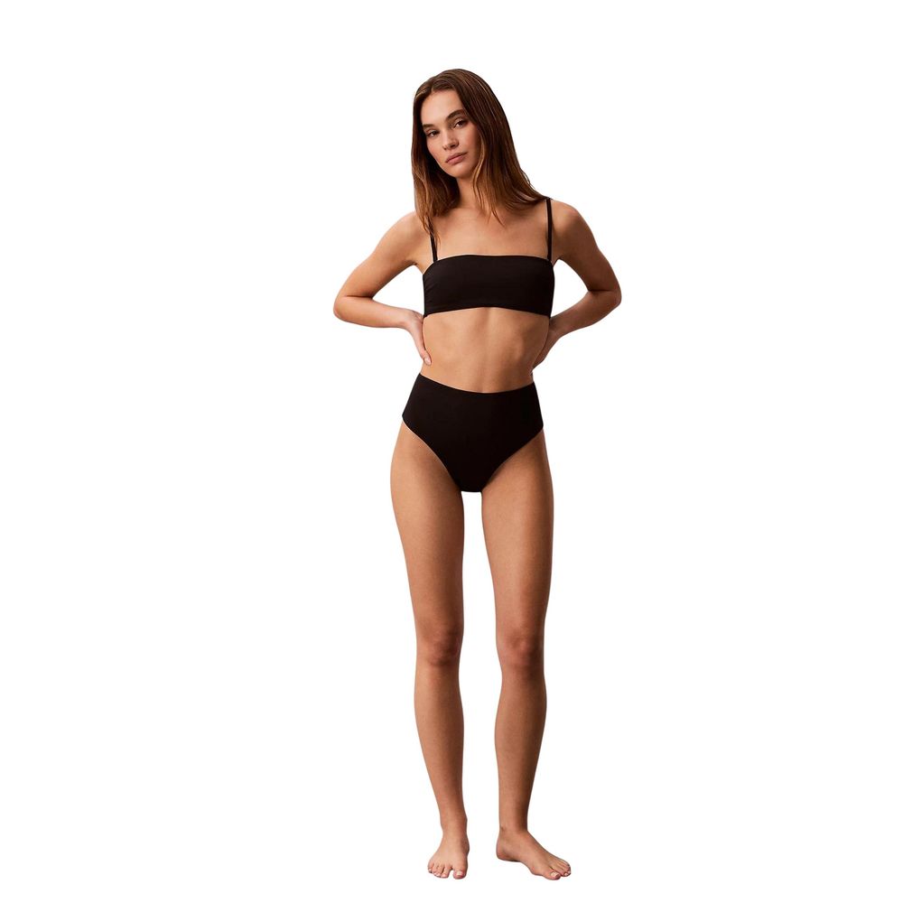 Black Elastane Bikini